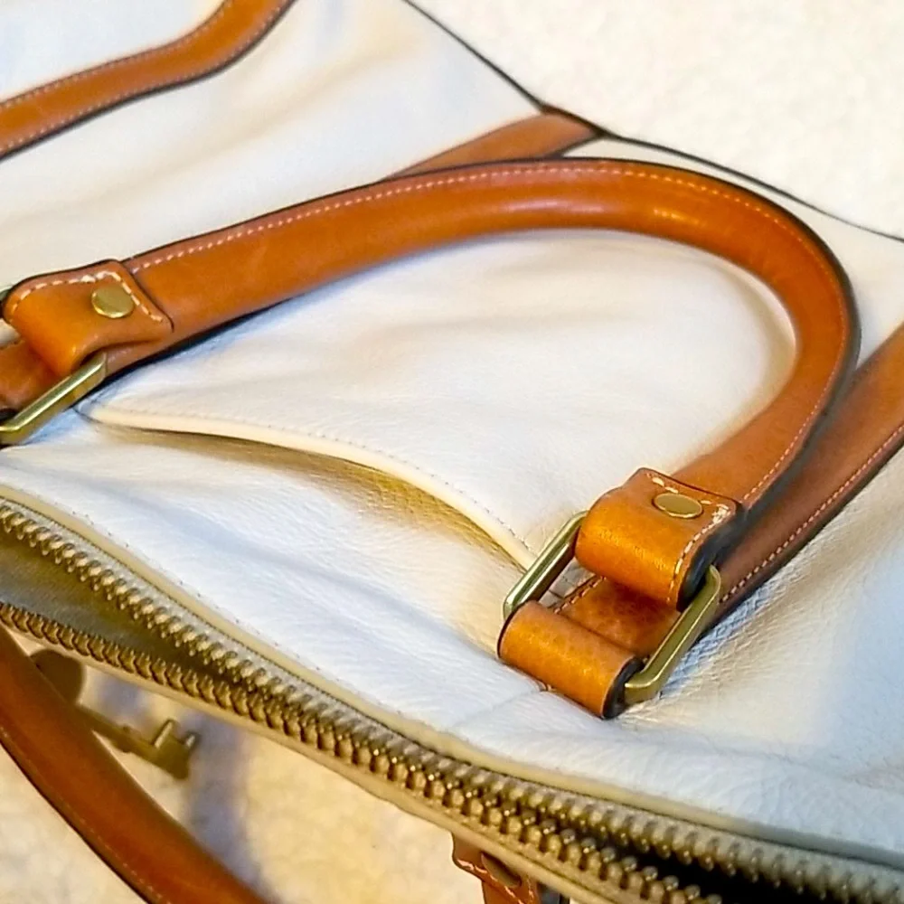 RARE Fossil Kendall Satchel Y2K High Quality Leather Bag